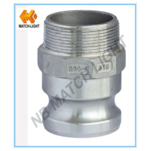 Stainless Steel Precision Casting Male BSPT Threaded Camlock Coupling